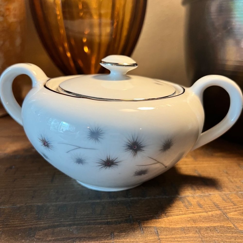 Vintage MCM Creative Fine China Sugar Bowl